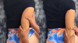 بيقلع هدوم زوجة ابية  عشان يشوف طيزها الكبيرة
