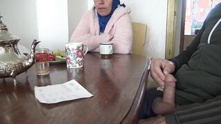 فطور لذيذ  مع شرف امي
