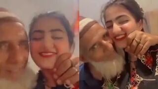 ختيار ينام مع حفيدته الصغيرة